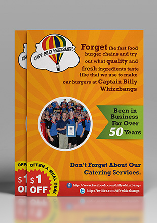 burger flyer